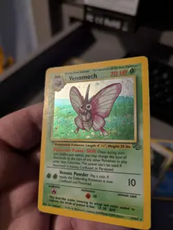 Pokemon TCG Venomoth Jungle 13/64 Holo Unlimited Holo Rare - Image 2