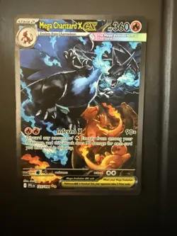 Pokemon TCG Phantasmal Flames Mega Charizard X EX 125/094 SAR Pack Fresh - MINT! - Image 1
