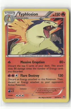 Pokemon Typhlosion - 20/162 (Cosmos Holo) Promo Blister Exclusives 020/162 NM - Image 1