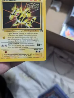 Pokemon TCG Electabuzz The First Movie Black Star Promo 2 - Image 3