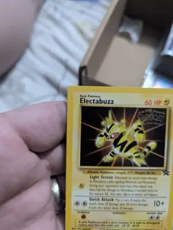 Pokemon TCG Electabuzz The First Movie Black Star Promo 2 - Image 5