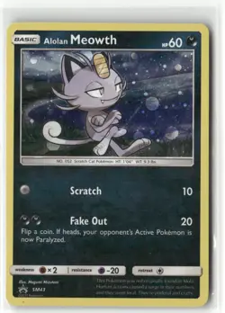Pokemon Alolan Meowth - Promo SM Promos SM43 - Image 1