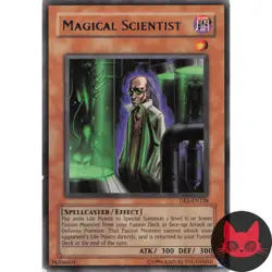 Yugioh Magical Scientist DR1-EN128 Rare LP - Image 1