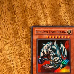 Yugioh card Blue-Eyes Toon Dragon DB1-EN066 Super Rare - Image 3