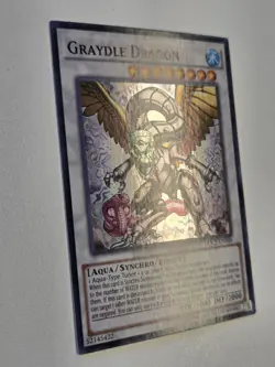 Graydle Dragon DOCS-EN048 Super Rare Yugioh Dimension of Chaos Unlimited Mint - Image 2