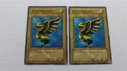 2x PETIT DRAGON MONSTER UNLIMITED EDITION LOB-024 COMMON YUGIOH NM - Image 1