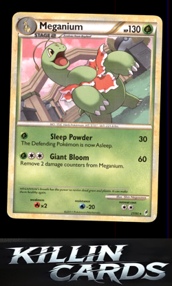 Meganium 27/95 Pokemon Rare Call of Legends Card LP - Image 1