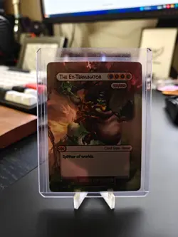 The Ex-Terminator | 287/500 Serialized Card | Full Art Holo | Divorced Dads TCG - Image 1