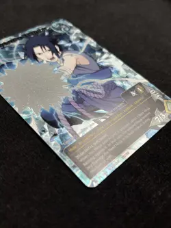 Naruto TCG Sasuke Uchiha Full Art Foil Promo Card MP PR-068 Shonen Jump - Image 3