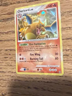 Pokemon TCG Charizard Arceus Card 1/99 Cracked Ice Holo promo HOLO BLEED ERROR - Image 2