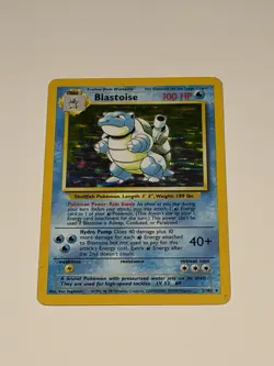Pokemon Card WOTC Blastoise 2/102 Base Set Holo Rare 1999 Vintage Original LP/MP - Image 1