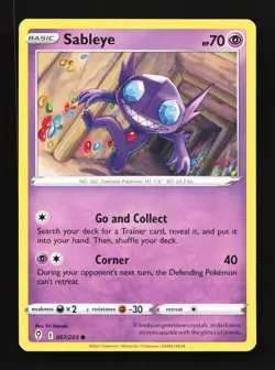 Sableye 067/203 LP Evolving Skies English Pokemon Card TCG - Image 1