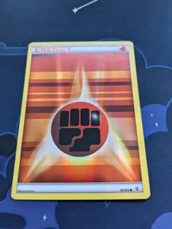 Fighting Energy 80/83 Pokemon Card Reverse Holo Generations Pokemon TCG NM - Image 2