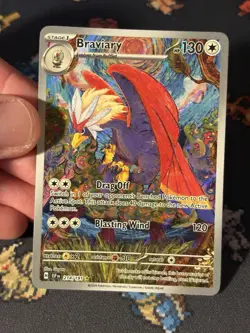 Pokemon Cards Braviary 214/191 Illustration Rare Surging Sparks - (NM) - Image 2