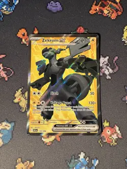 Pokemon Cards Zekrom ex 158/086 Secret Rare Black Bolt - (MP+) - Image 1