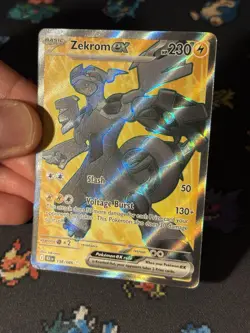 Pokemon Cards Zekrom ex 158/086 Secret Rare Black Bolt - (MP+) - Image 2