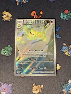 Pokemon Cards Reuniclus SVP212 3 Pack Blister Full Art Promo - (NM) - Image 1