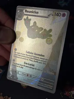 Pokemon Cards Reuniclus SVP212 3 Pack Blister Full Art Promo - (NM) - Image 3