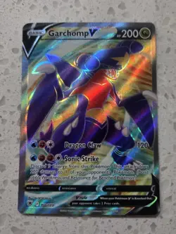 Garchomp V Full Art 178/189 Astral Radiance Holo Pokemon Tcg Card NM + Free 🎁 - Image 1