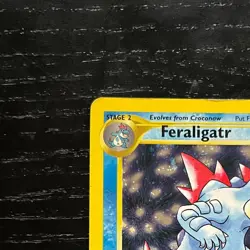 Feraligatr 4/111 Rare Pokemon Holo Card Neo Genesis Unlimited Very Good Cond - Image 3