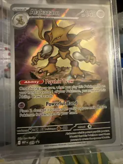 Mint Alakazam Illustration Rare Promo 009! Pokemon TCG: Mega Evolution - Image 2