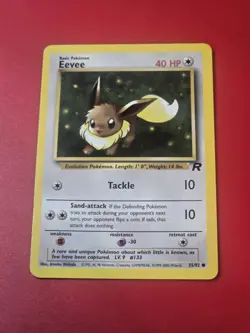 Pokemon Eevee Team Rocket 55/82 Common Unlimited Regular Basic - Image 1