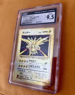RARE JPN Base Set Test Print Alakazam Zapados No Opaque Layer CGC 9.5 Pokemon - Image 4