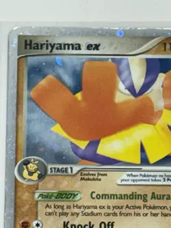 Pokemon TCG Hariyama ex 100/107 Deoxys Holo Silver Border - Image 2