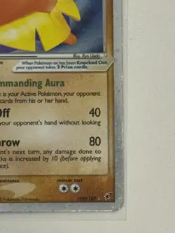 Pokemon TCG Hariyama ex 100/107 Deoxys Holo Silver Border - Image 4