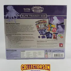 Pokemon TCG Sword & Shield Chilling Reign ETB Elite Trainer Box 820650808630 - Image 2