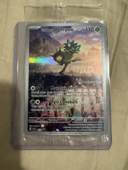 Pokemon center Teal Mask Ogrepon Scarlet & Violet Promo 123 SEALED! - Image 1