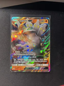 2018 Pokemon Sun & Moon #SM122 Zygarde GX Black Star Promo Holo NM- - Image 1