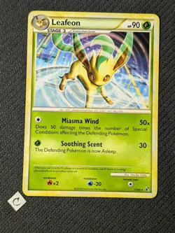 Leafeon 17/90 Undaunted Non-Holo Rare Pokemon TCG LP - Image 1