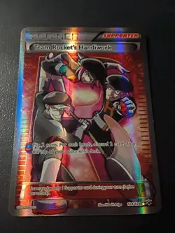 Pokemon Team Rocket's Handiwork, Full Art, Holo, Fates Collide, 124/124 - Image 1