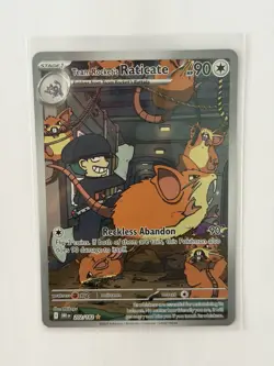 Team Rocket's Raticate - 202/182 - Illustration Rare Pokemon Destined Rivals - Image 1