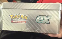 Pokemon TCG Gouging Fire EX 5 Booster Pack Tin 2024 FACTORY SEALED - Image 2
