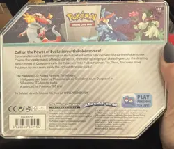 Pokemon TCG Gouging Fire EX 5 Booster Pack Tin 2024 FACTORY SEALED - Image 4