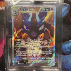 Pokemon TCG Lucario VSTAR SWSH291 Promo Card Ace 10 Gem Mint - Image 2