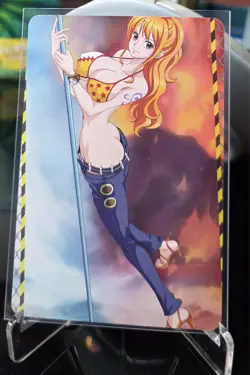 One Piece (Nami) ACG Waifu Sexy Nude Trading Card OPCG - Image 2