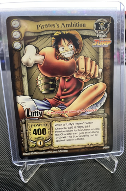 One Piece CCG The Quest Begins Pirate’s Ambition Luffy PR001 Shonen Jump Promo - Image 1
