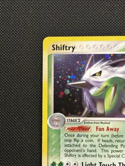 Shiftry 12/100 EX Sandstorm Rare Holo Pokemon Card E-Series Nintendo 2003 - Image 2