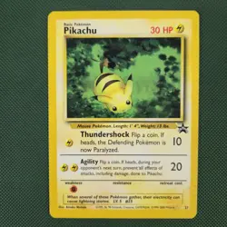 LP Pikachu 27 WOTC Black Star Promo Series Nintendo Pokemon Card - Image 1