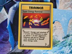 Super Energy Removal 108/130 Pokemon Card Base Set 2 Pokemon Trading Card Game - Image 1