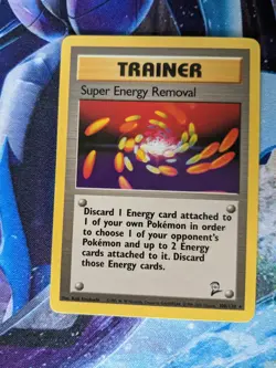 Super Energy Removal 108/130 Pokemon Card Base Set 2 Pokemon Trading Card Game - Image 2