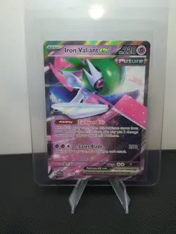 Iron Valiant ex - 089/182 - Pokemon Paradox Rift Ultra Rare Card NM - Image 1