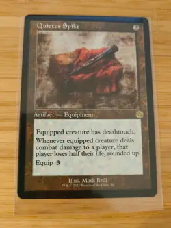 MTG Quietus Spike (Retro Frame) The Brothers' War M/NM Free UK P&P - Image 1