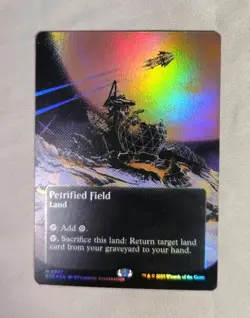 Magic: The Gathering - Edge of Eternities - Petrified Field Borderless Foil - NM - Image 1