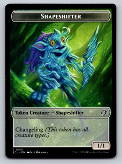 Shapeshifter | Copy - Double Sided Token NONFOIL - Lorwyn Eclipsed MTG - DOE - Image 1