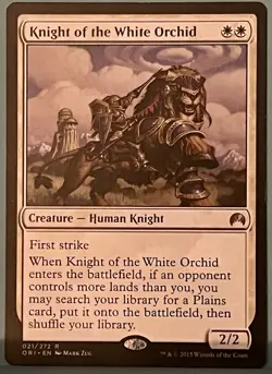 Knight of the White Orchid - Magic Origins - Magic MTG - NM - Rare - Image 1