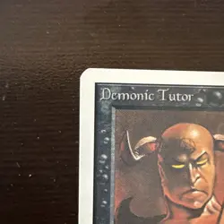 MTG: Shadow Signed By Douglas Schuler - Unlimited Demonic Tutor - LP+ - - Image 2